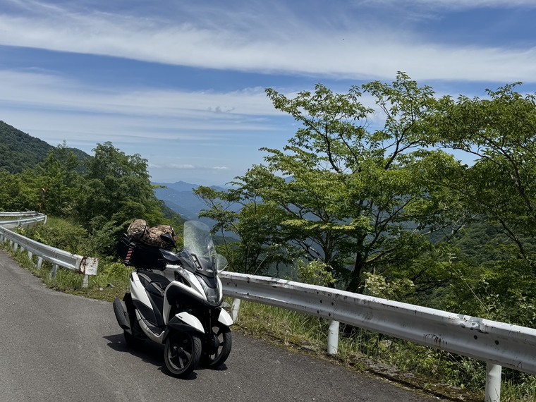 剣山系の山道