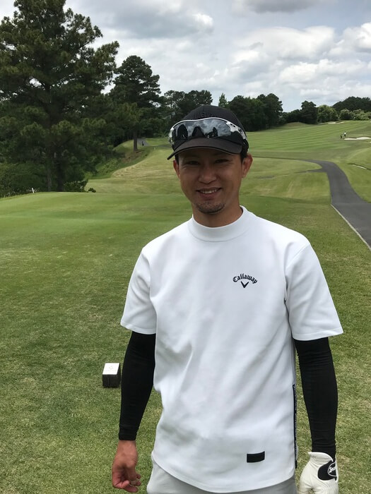 上本さんと一年ぶりにゴルフしました