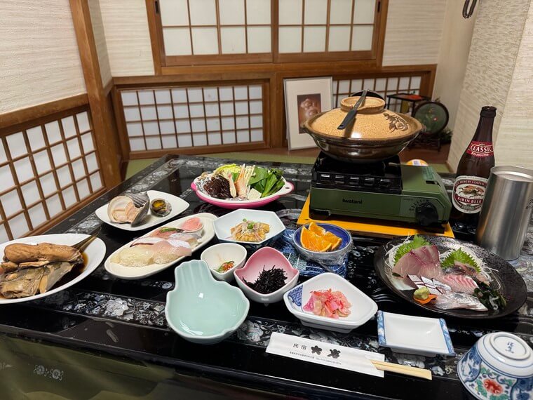 民宿大岩－夕食