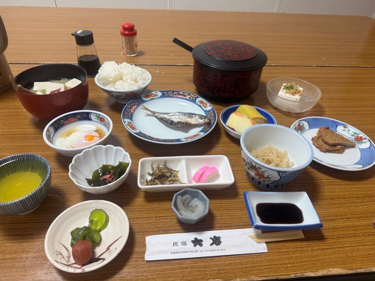 民宿大岩－朝食